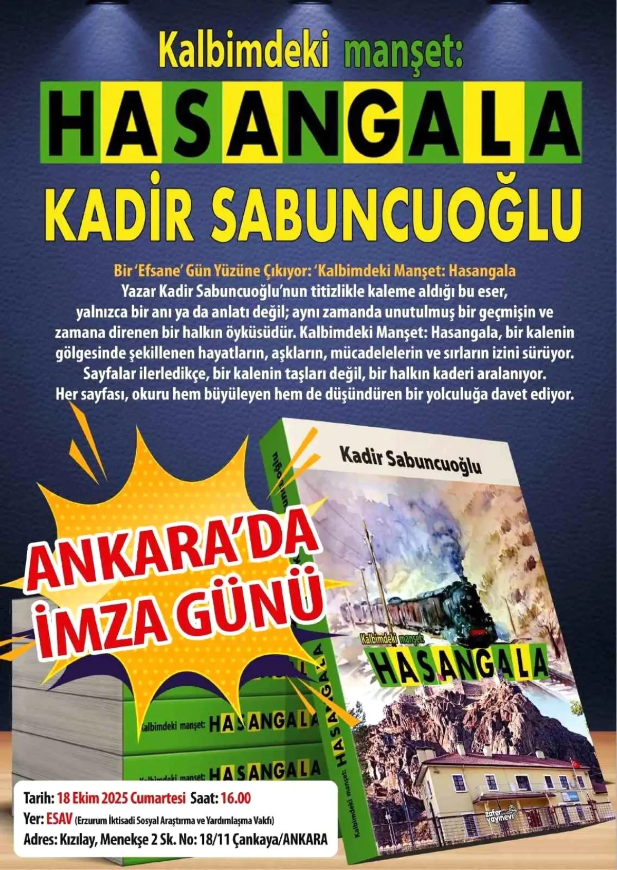 Kadir Sabuncuoğlu\'nun Yeni Kitabı: Kalbimdeki Manşet