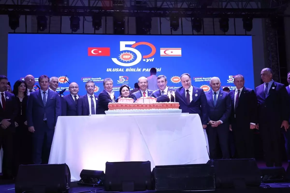 KKTC\'de UBP\'nin 50. Kuruluş Yıl Dönümü Kutlandı