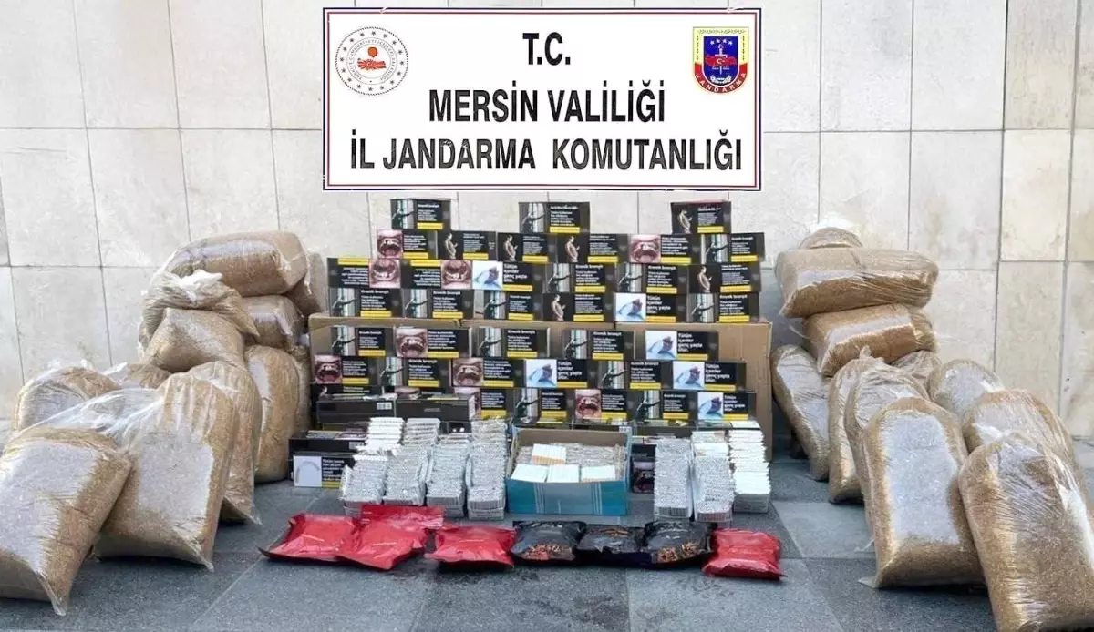 Mersin\'de Sigara Kaçakçılığı Operasyonu