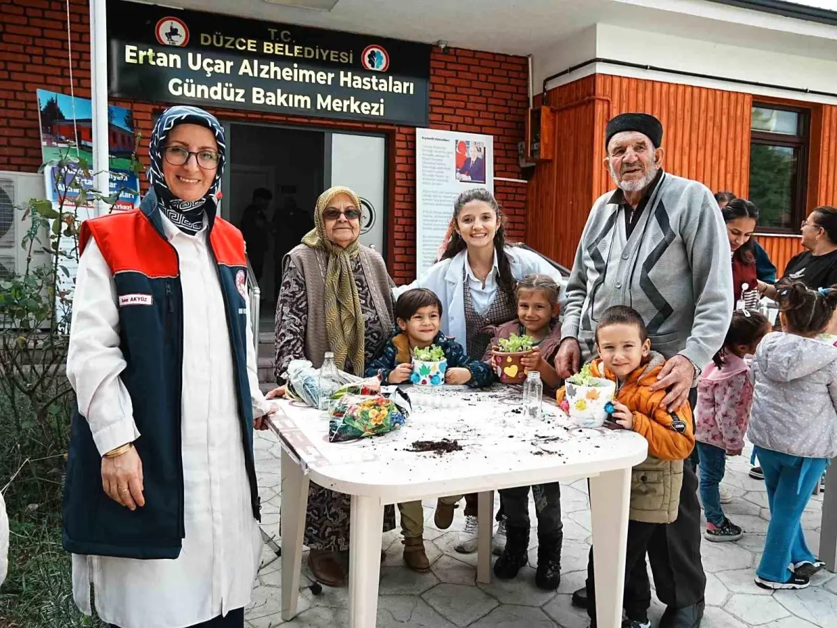 Düzce Belediyesi BELKA Kreşi\'nden Anlamlı Ziyaret