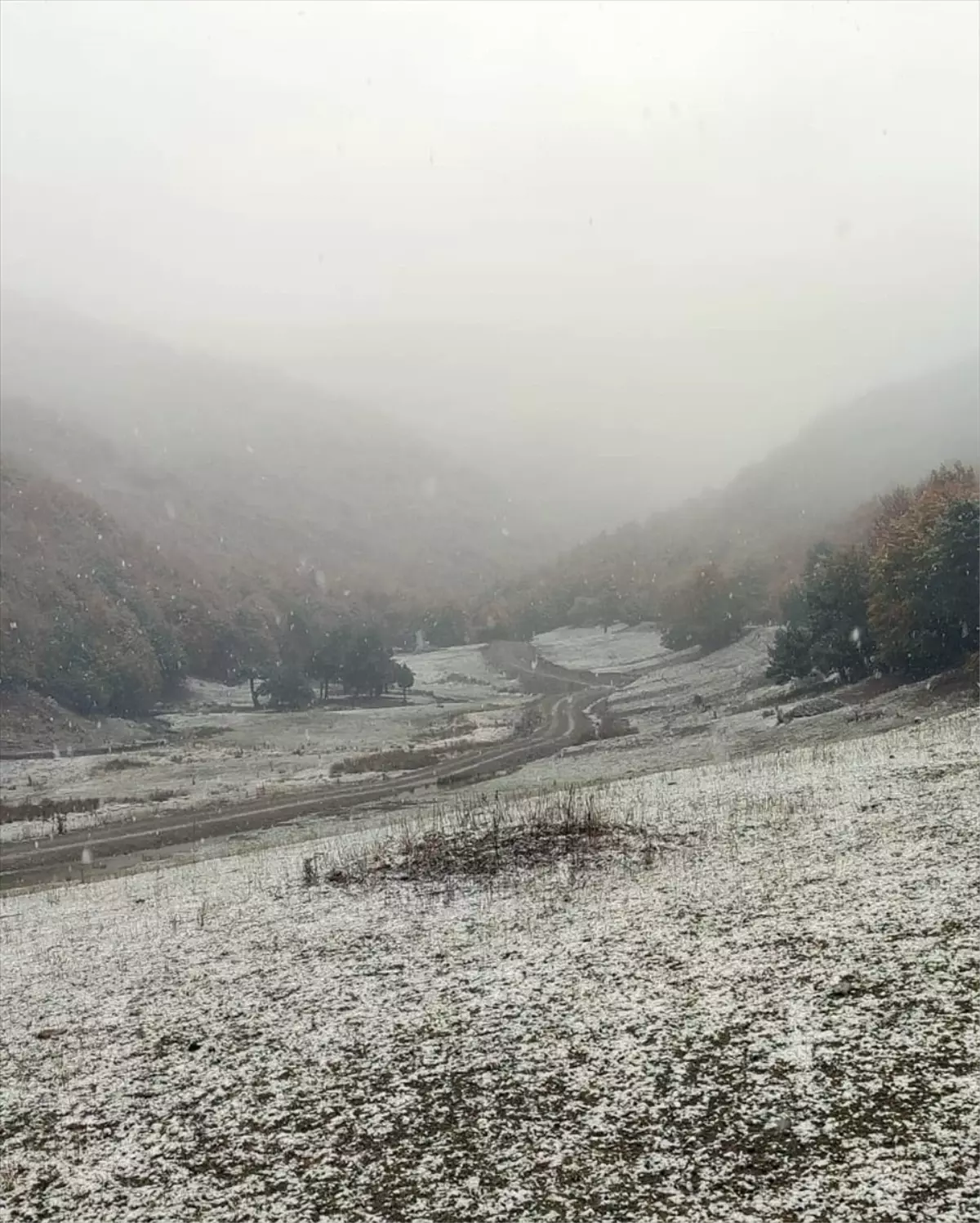 Tokat\'ta Mevsimin İlk Karı Yağdı