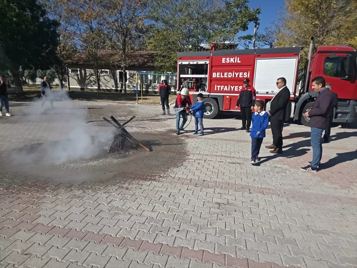 Eskil\'de Afet Tatbikatı Düzenlendi