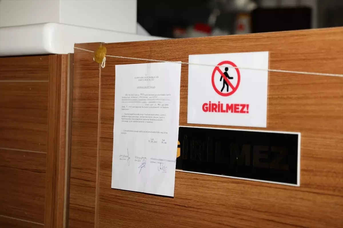 Alanya\'da Restoran iki gün kapatıldı!