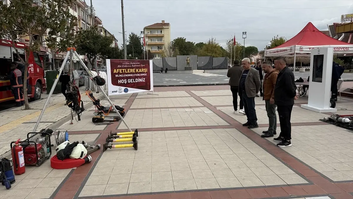 Çan\'da Afet Farkındalığı Etkinliği