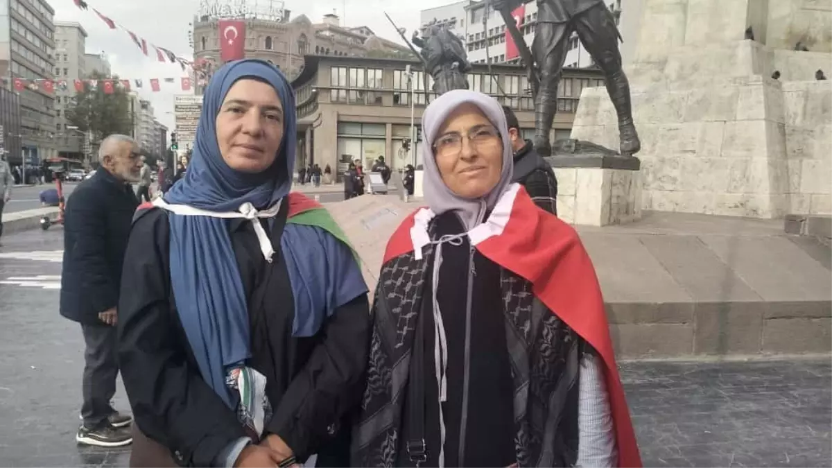 Gazze\'ye Destek İçin Yürüdüler