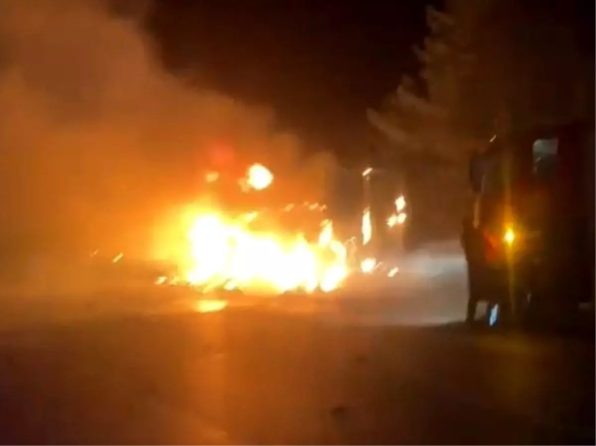 Pozantı Otoyolunda Yangın