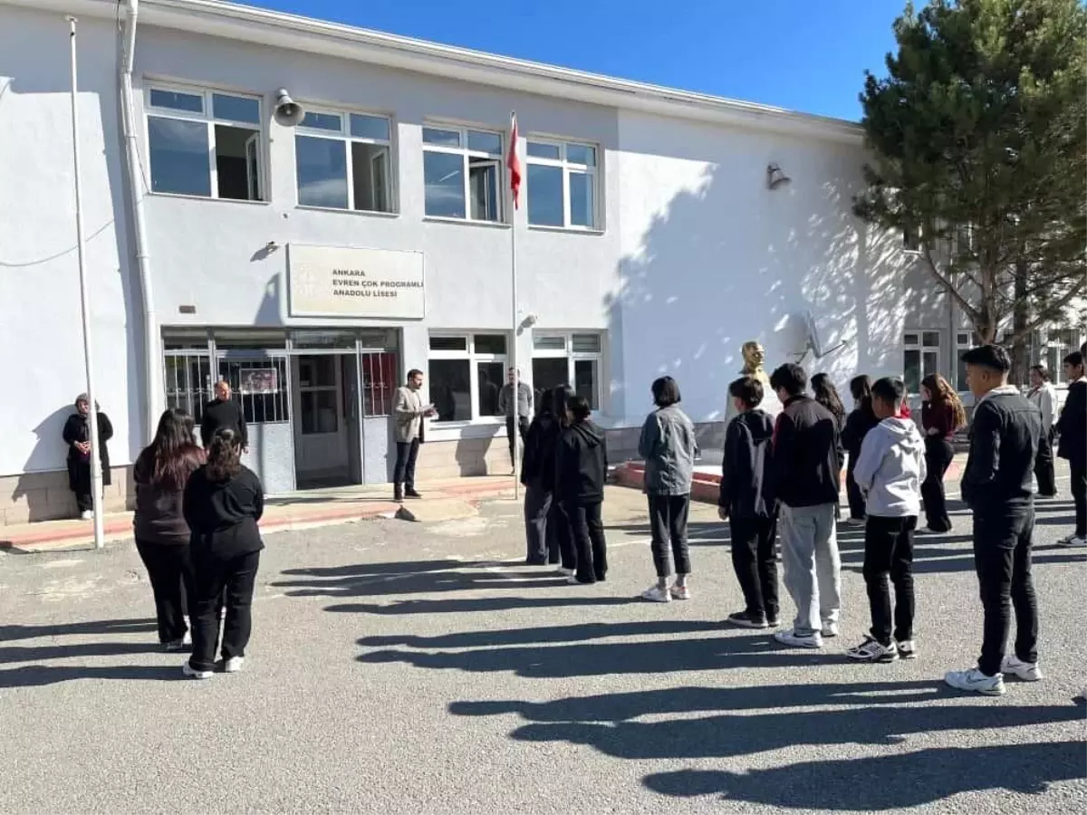 Evren\'de Deprem Tahliye Tatbikatı