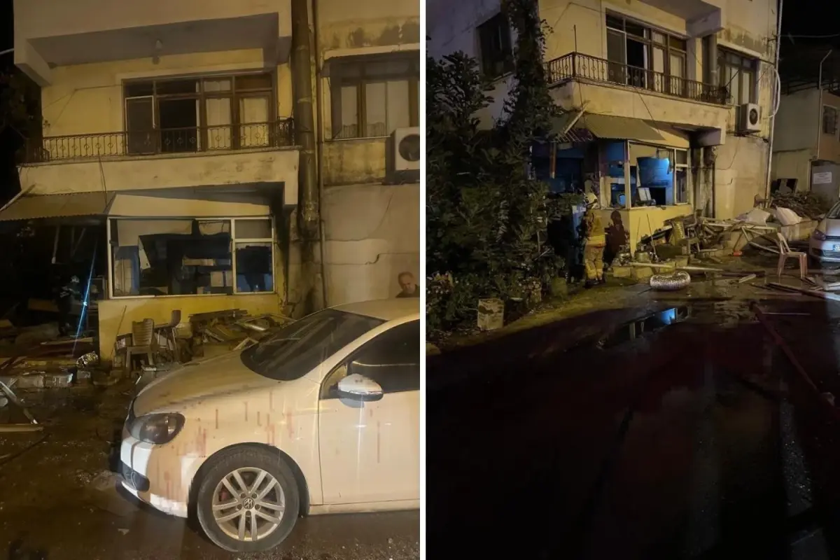 Fırındaki yangında tüp patladı! 9 yaralı