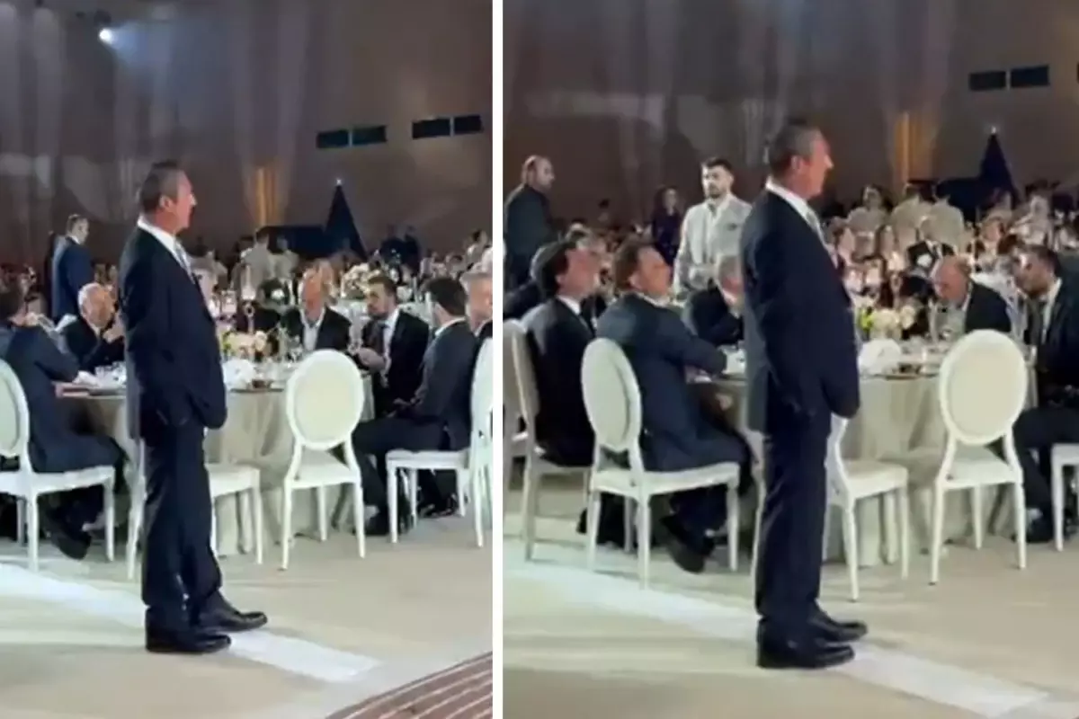 Gözünü kırpmadan izledi! Ali Koç\'u daha önce böyle görmediniz