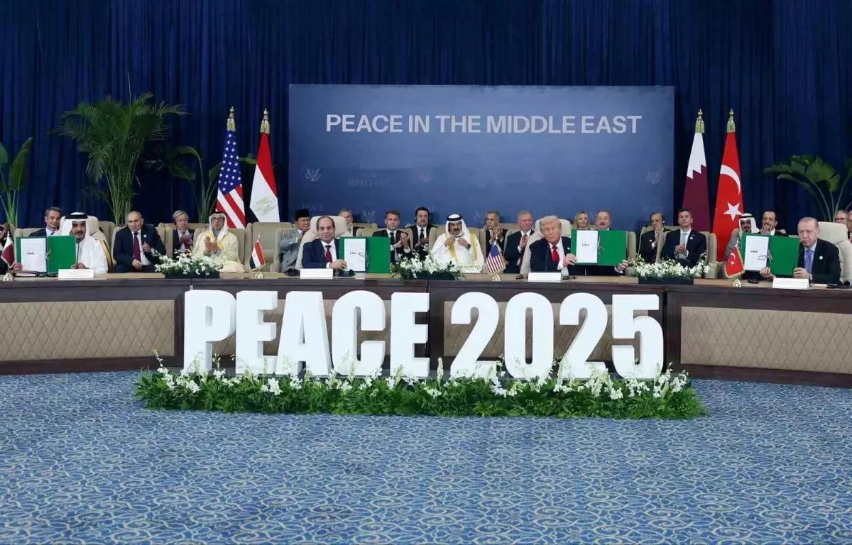 Erdoğan, Gazze için Barış Zirvesi\'nde