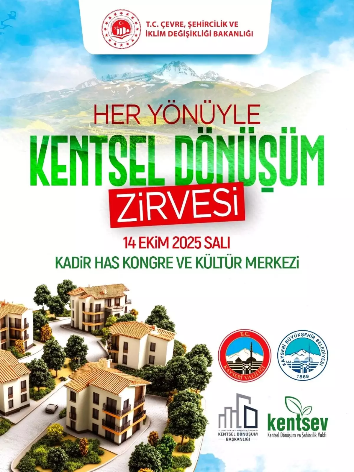 Kentsel Dönüşüm Zirvesi Kayseri\'de Gerçekleşecek
