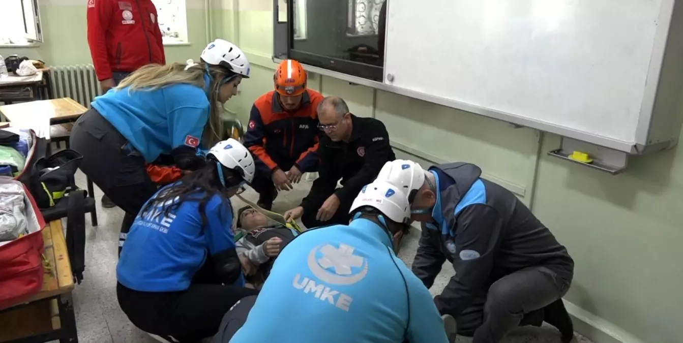 Kırklareli\'nde Deprem Tatbikatı