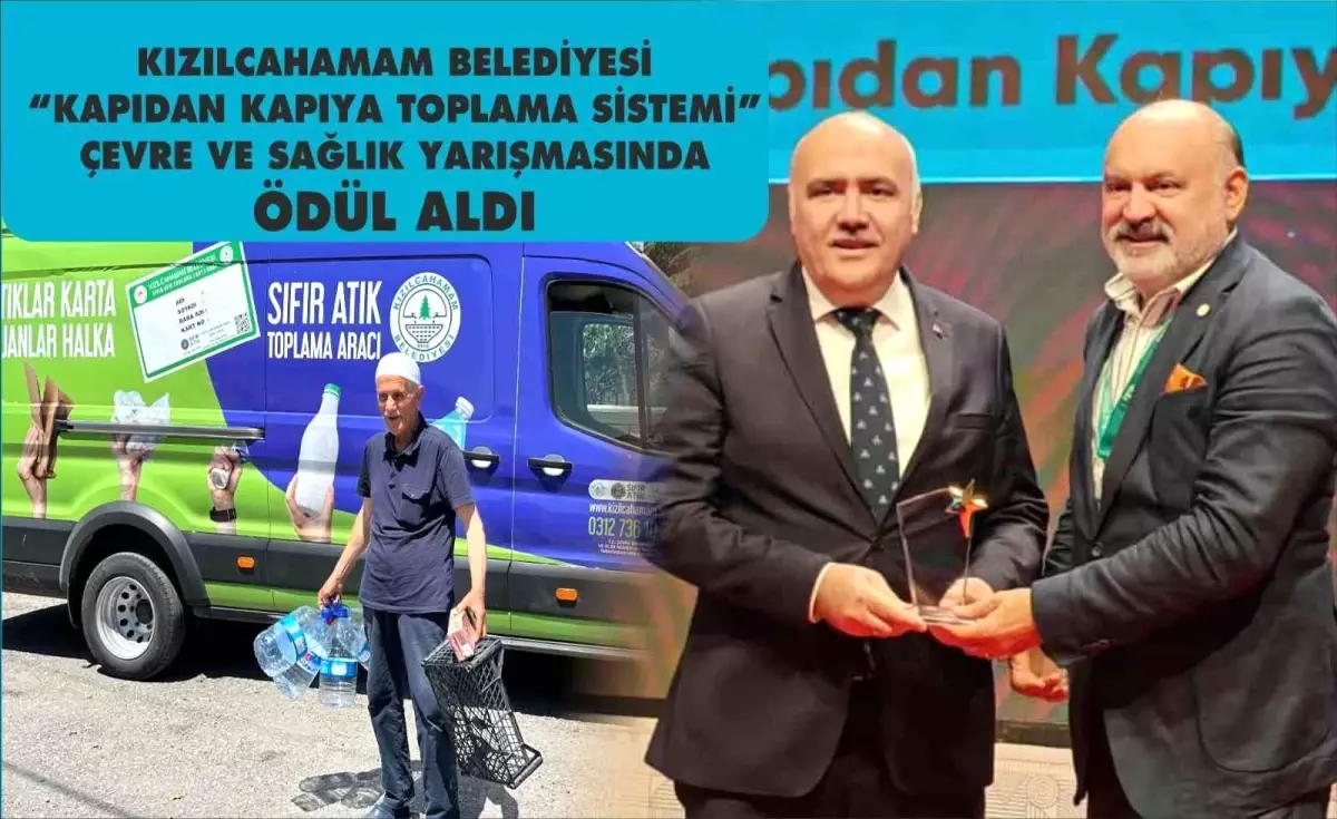 Kızılcahamam Belediyesi, \'Kapıdan Kapıya Toplama\' Projesi ile Ödül Aldı