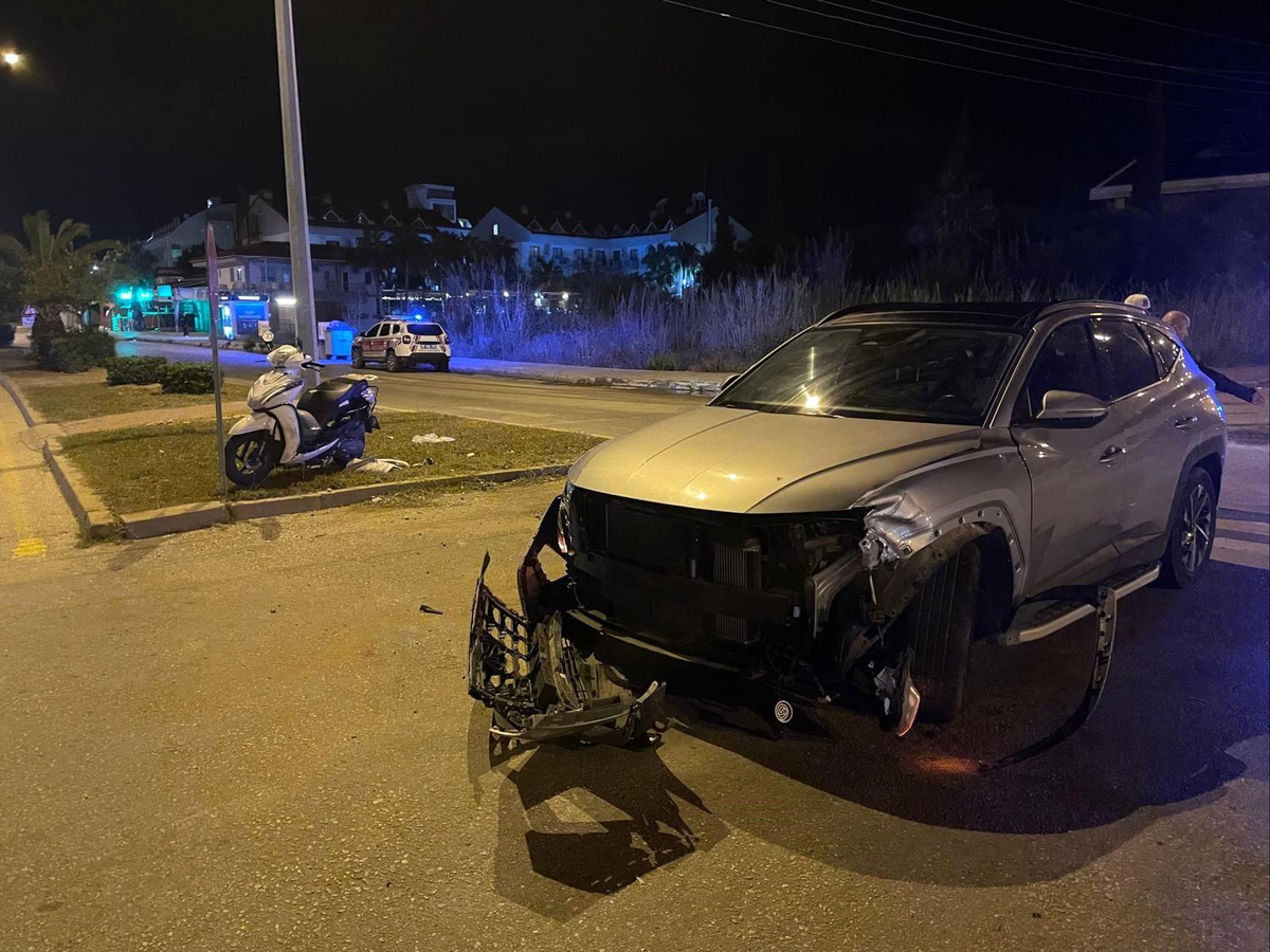Manavgat\'ta Trafik Kazası: 1 Yaralı