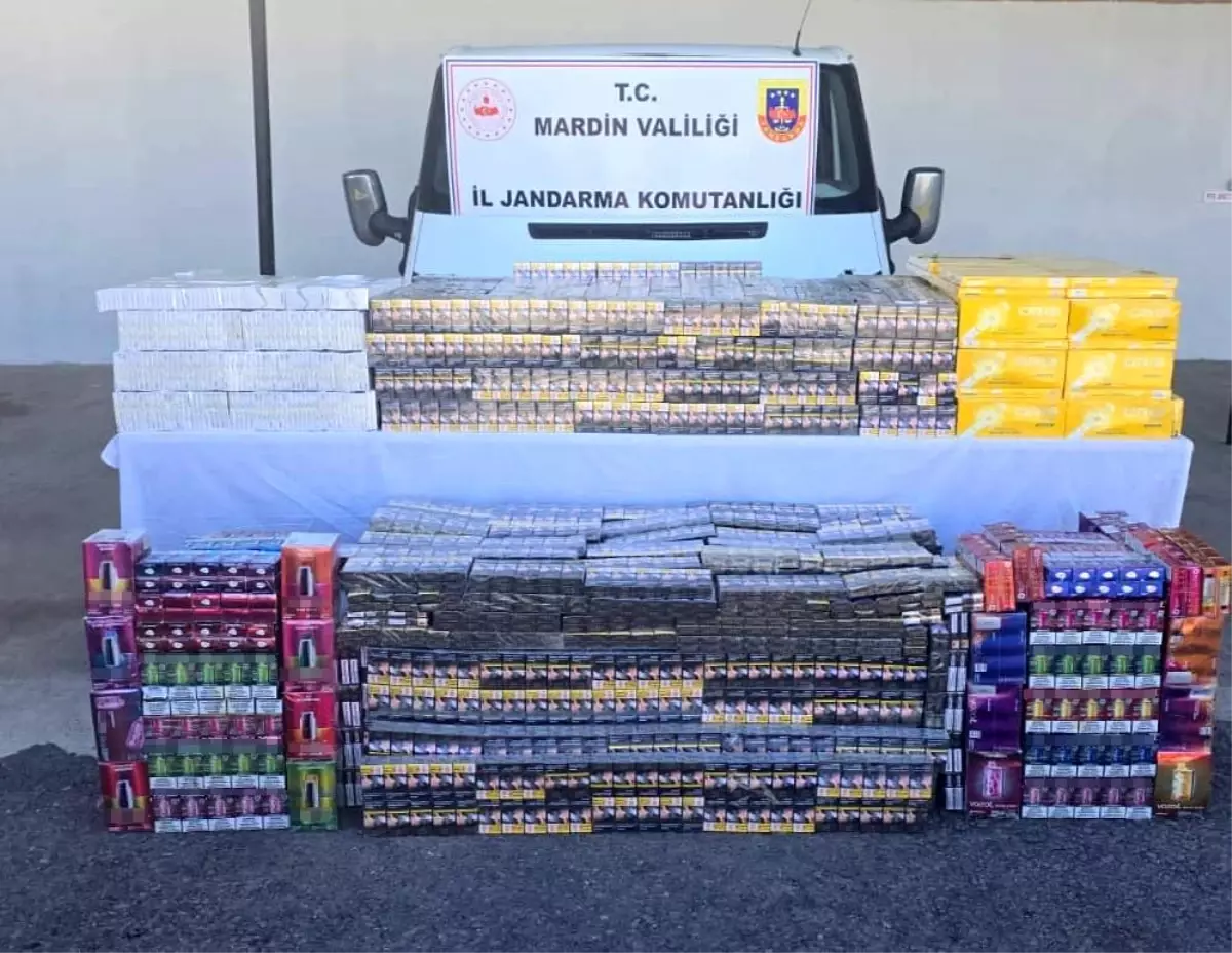 Mardin\'de Kaçak Sigara Operasyonu