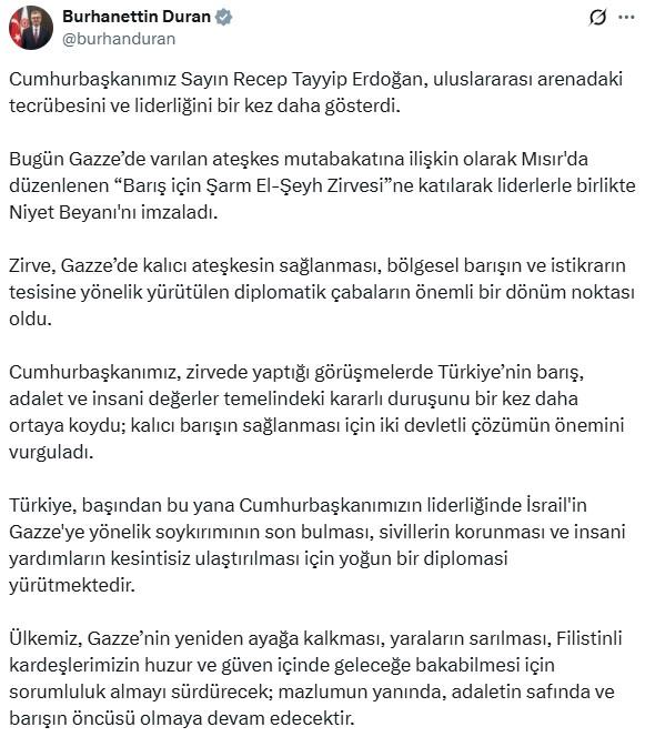 Mısır'daki Gazze zirvesinde imzalar atıldı! Trump'ın Erdoğan'la ilgili sözleri bomba Mısır'daki Gazze zirvesinde imzalar atıldı! Trump'ın Erdoğan'la ilgili sözleri bomba
