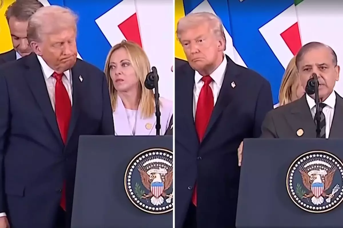 Trump\'ın iltifattan mest olduğu anlar! Şahbaz Şerif, Nobel\'e aday gösterdi