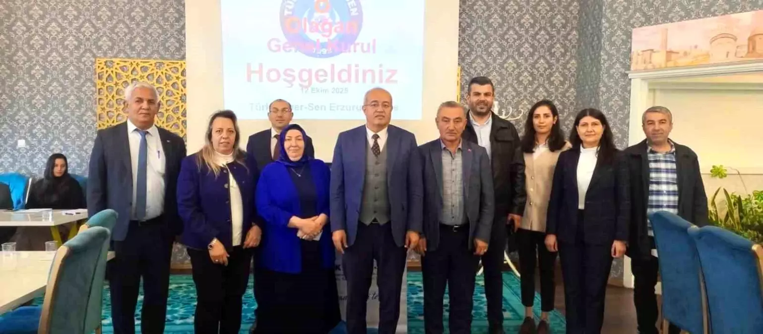 Erzurum\'da İlk Kadın Sendika Başkanı Seçildi