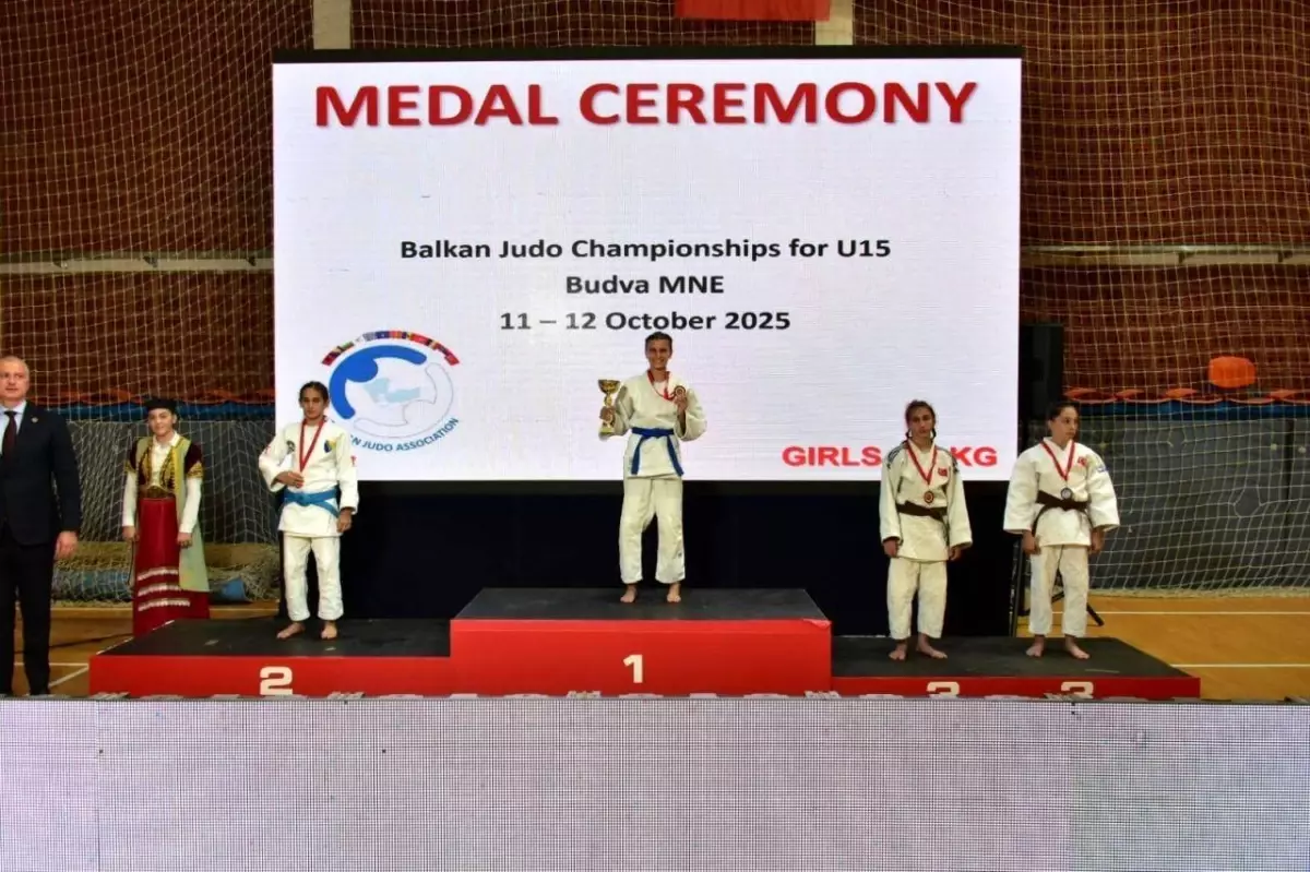 Rabia Tekin, Yıldızlar Balkan Judo Şampiyonası\'nda Altın Madalya Kazandı