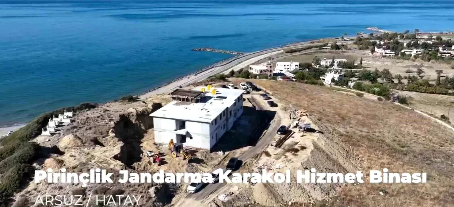 Hatay\'da Jandarma Karakolu İnşaatı Devam Ediyor