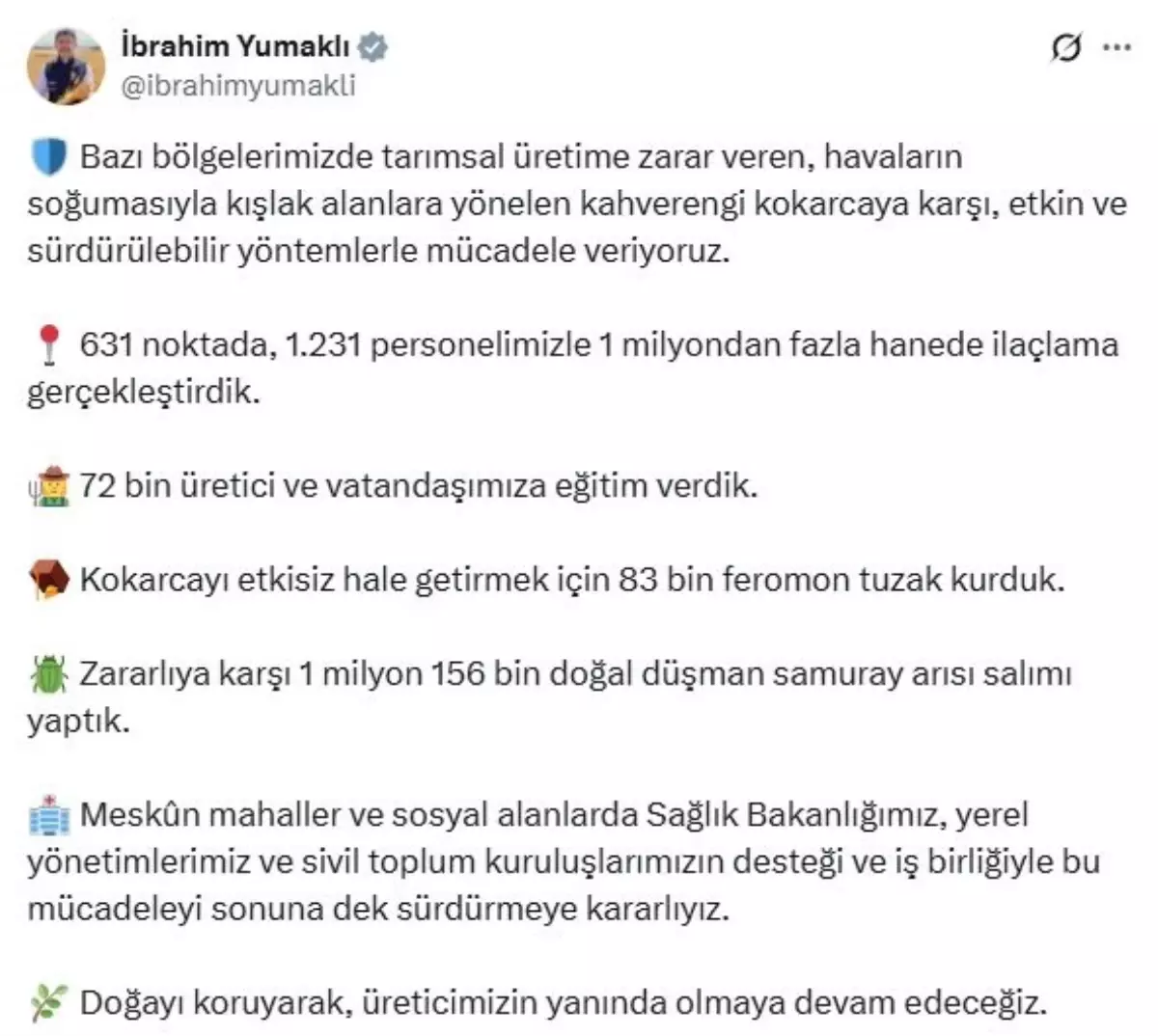 Kahverengi Kokarca ile Mücadele