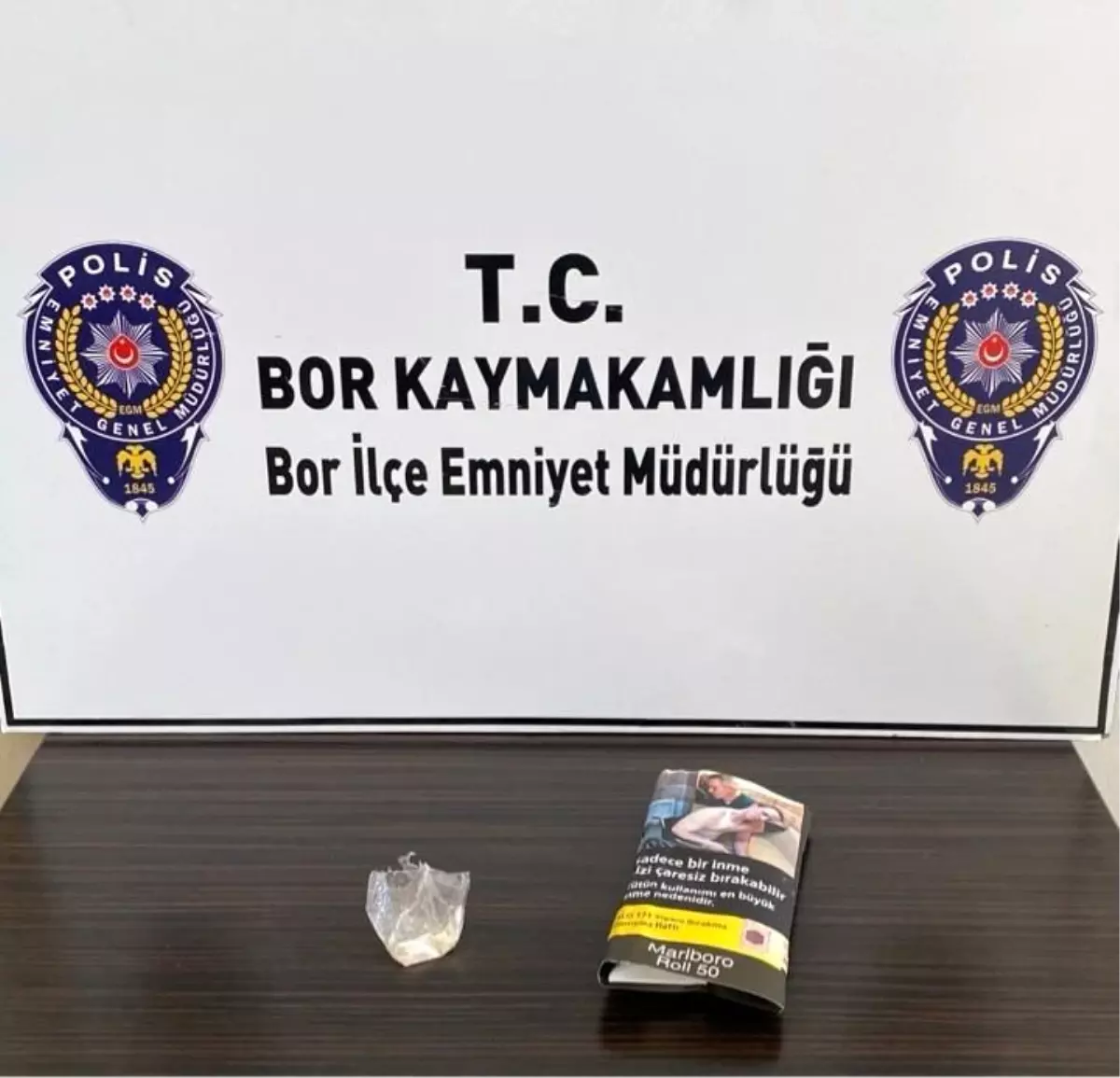 Bor\'da Uyuşturucu Operasyonu: 4 Gözaltı, 1 Tutuklama