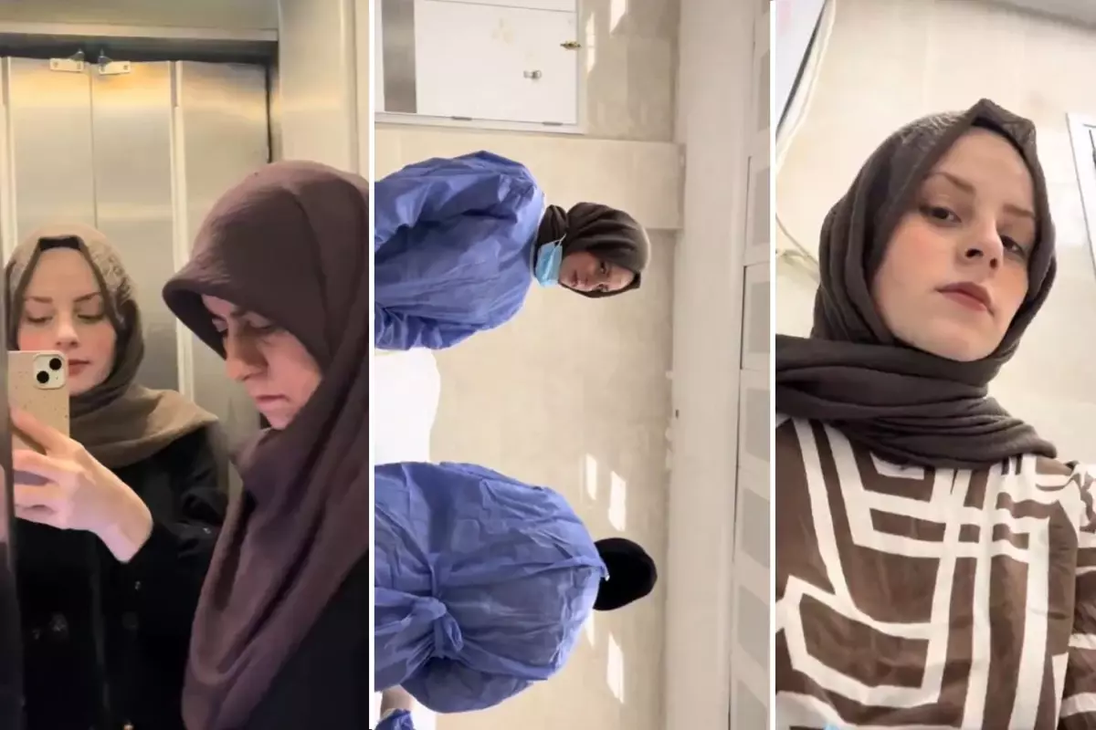 Cenaze yıkarken video çeken genç kıza tepki yağıyor