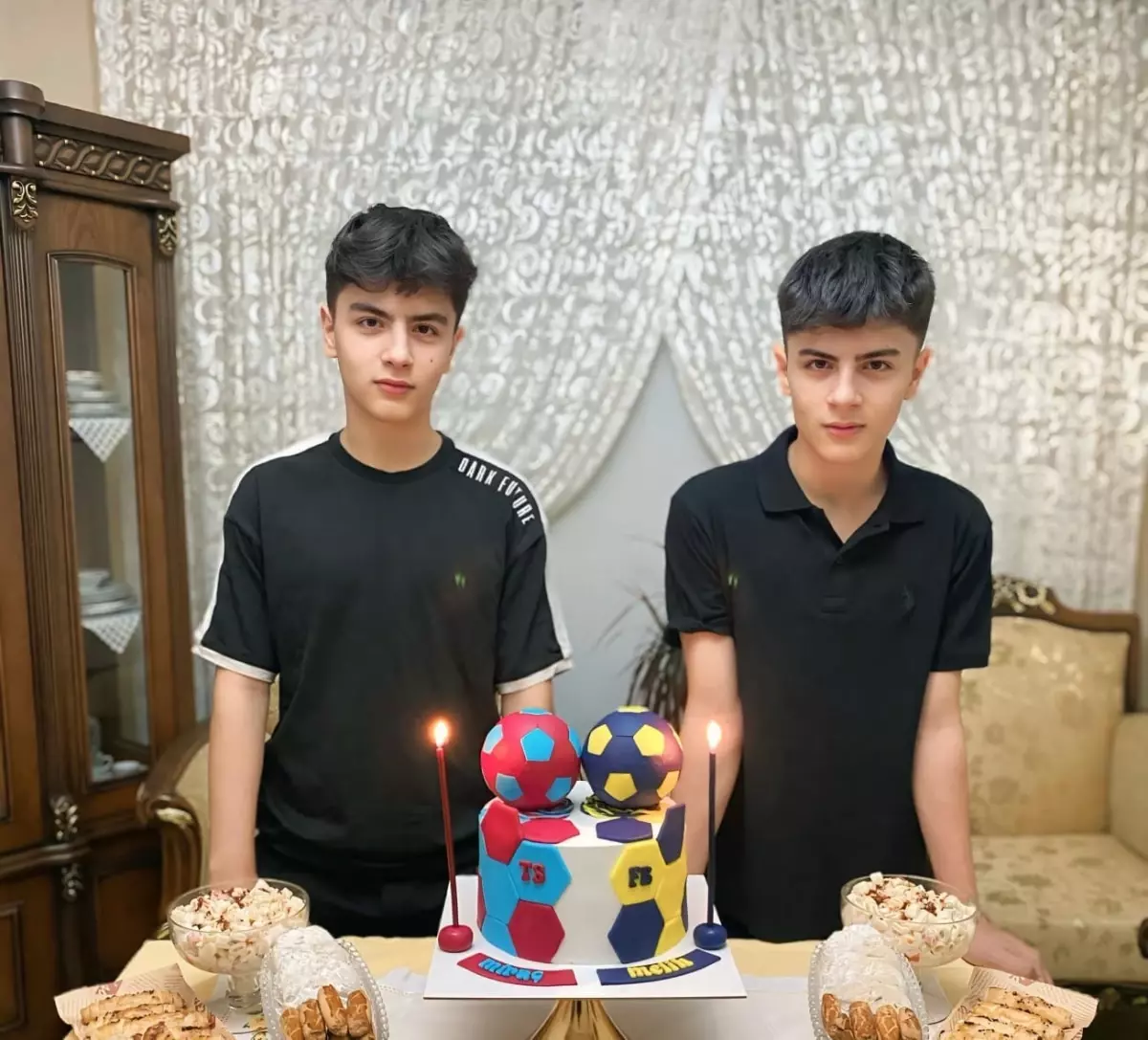 İkizlerin Futbol Tutkusu Doğum Gününe Yansıdı