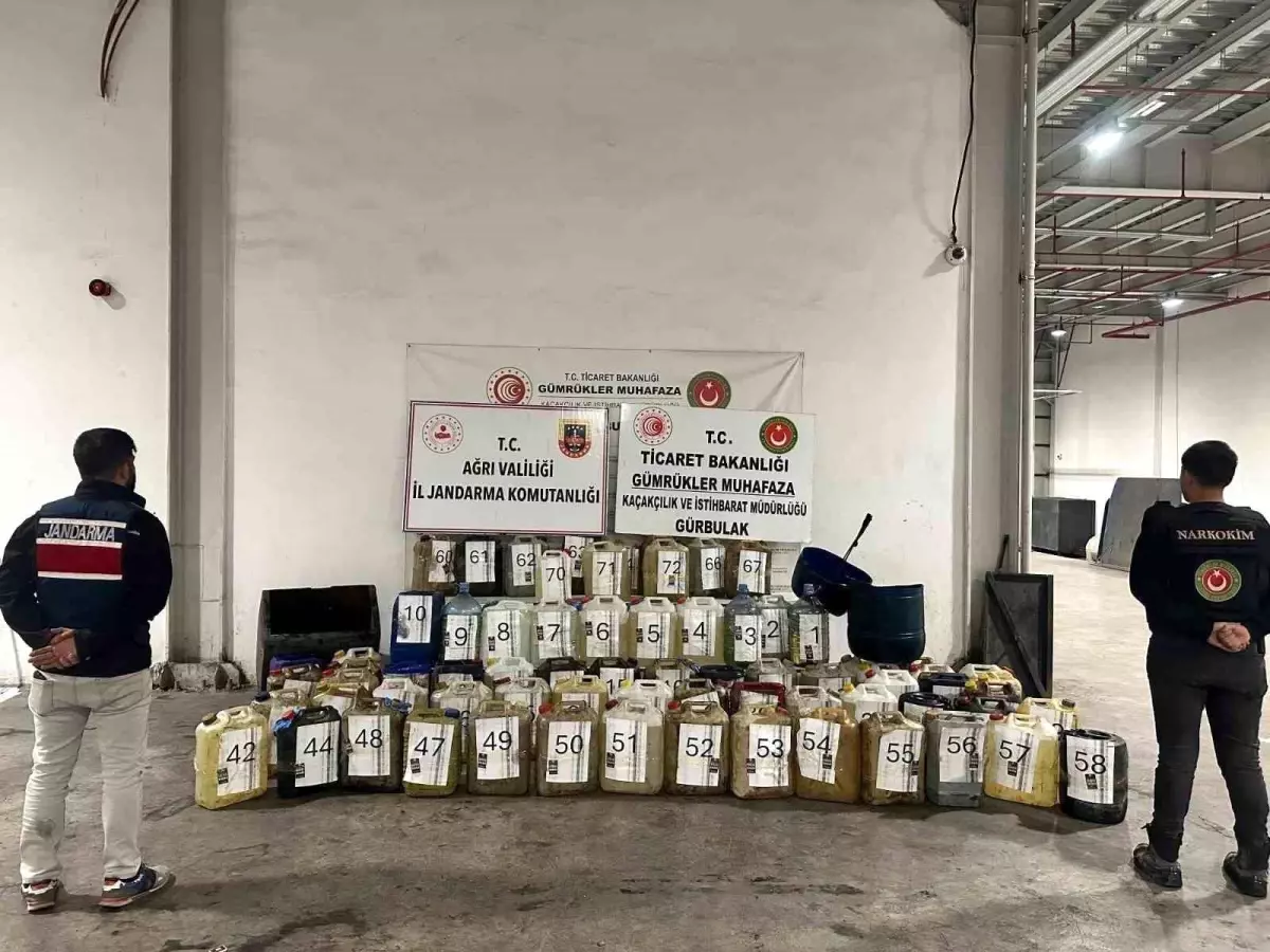 Ağrı\'da 1 Ton Uyuşturucu Ele Geçirildi