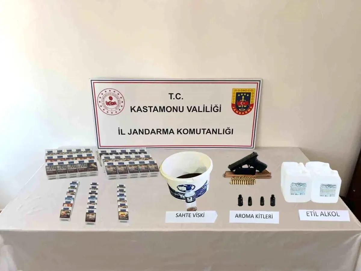 Kastamonu\'da Sahte Alkol Operasyonu