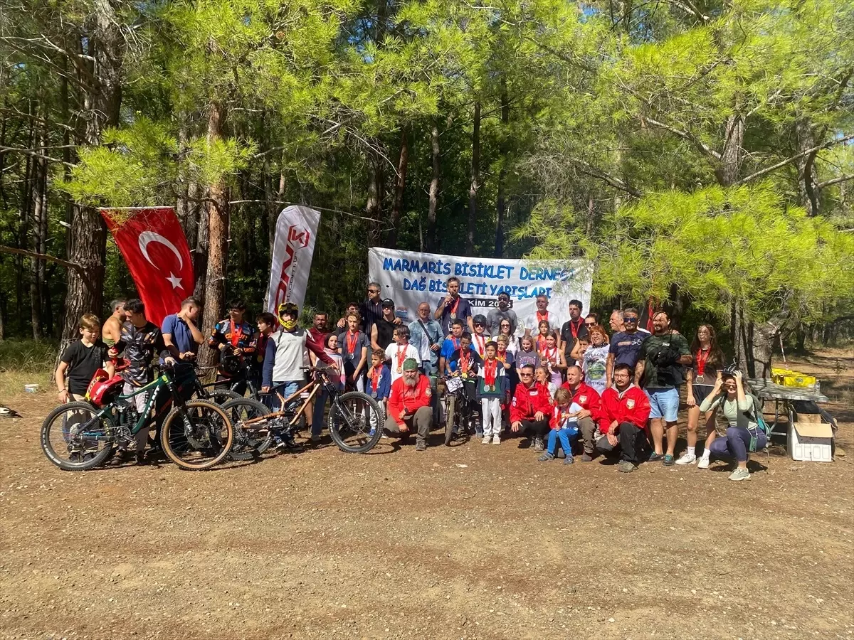 Marmaris\'te Dağ Bisikleti Yarışları Tamamlandı