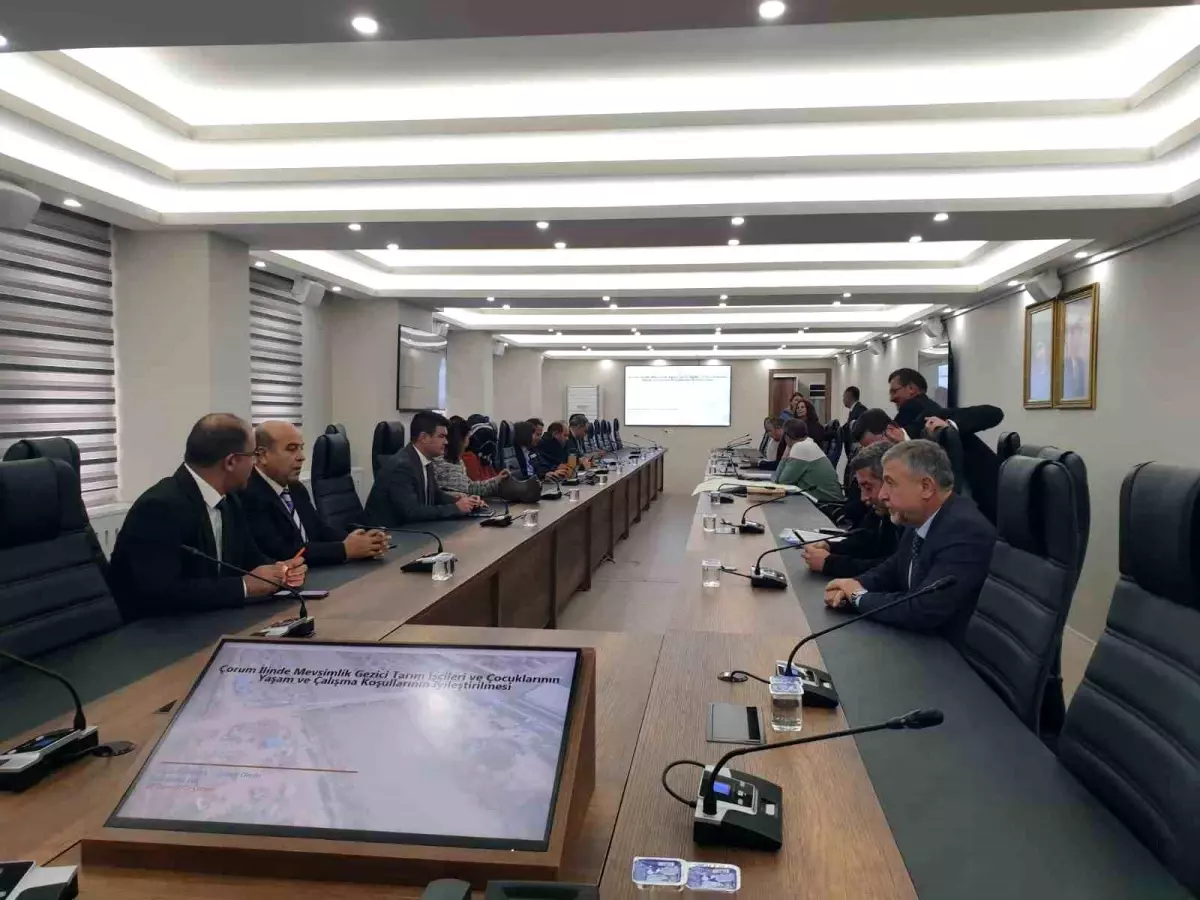 Çorum\'da Tarım İşçileri Projesi Başladı