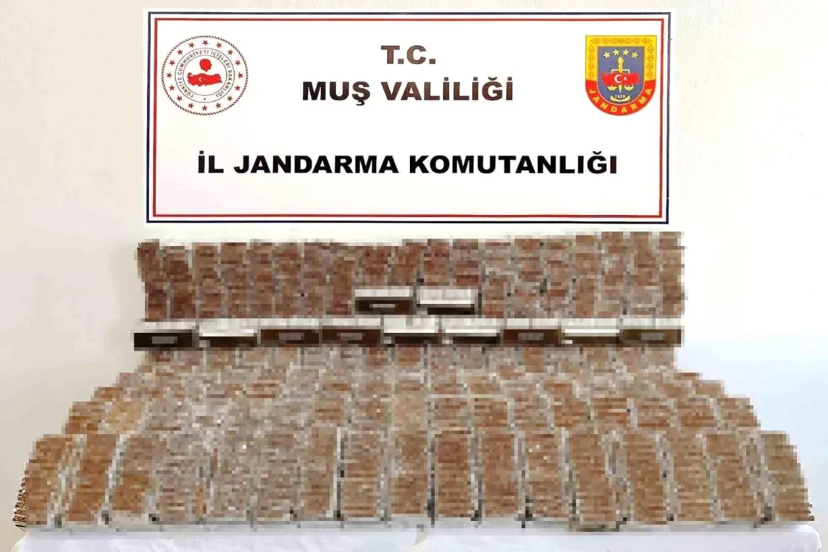 Muş\'ta Kaçak Tütün Operasyonu