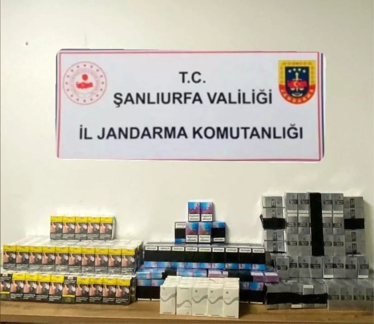 Şanlıurfa\'da Kaçak Sigara Operasyonu