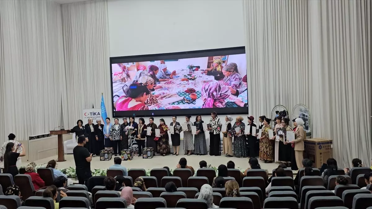 TİKA\'dan Özbekistan\'da Kadın Girişimciler İçin Ekipman Desteği