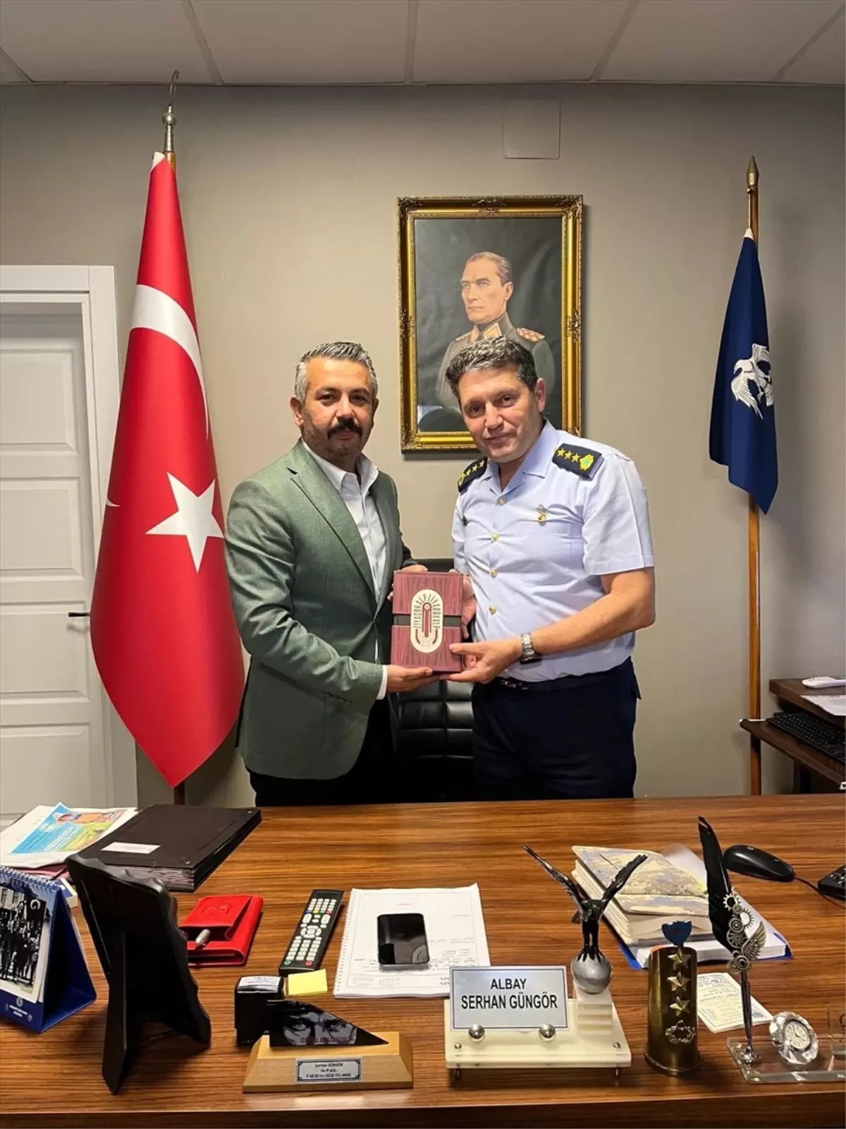 Satar\'dan Garnizon Komutanı\'na Ziyaret