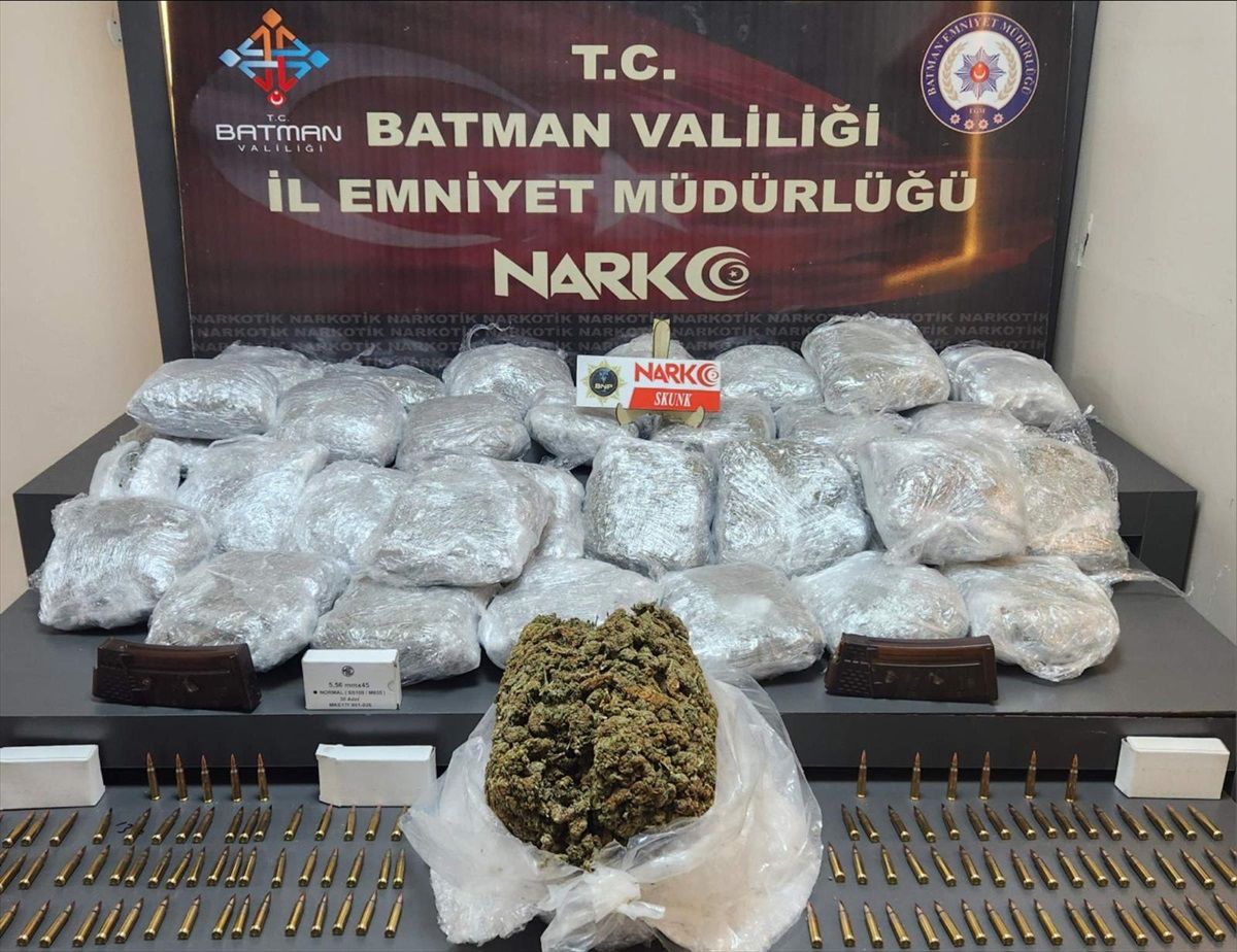 Batman\'da 20 Kilo Skunk Ele Geçirildi