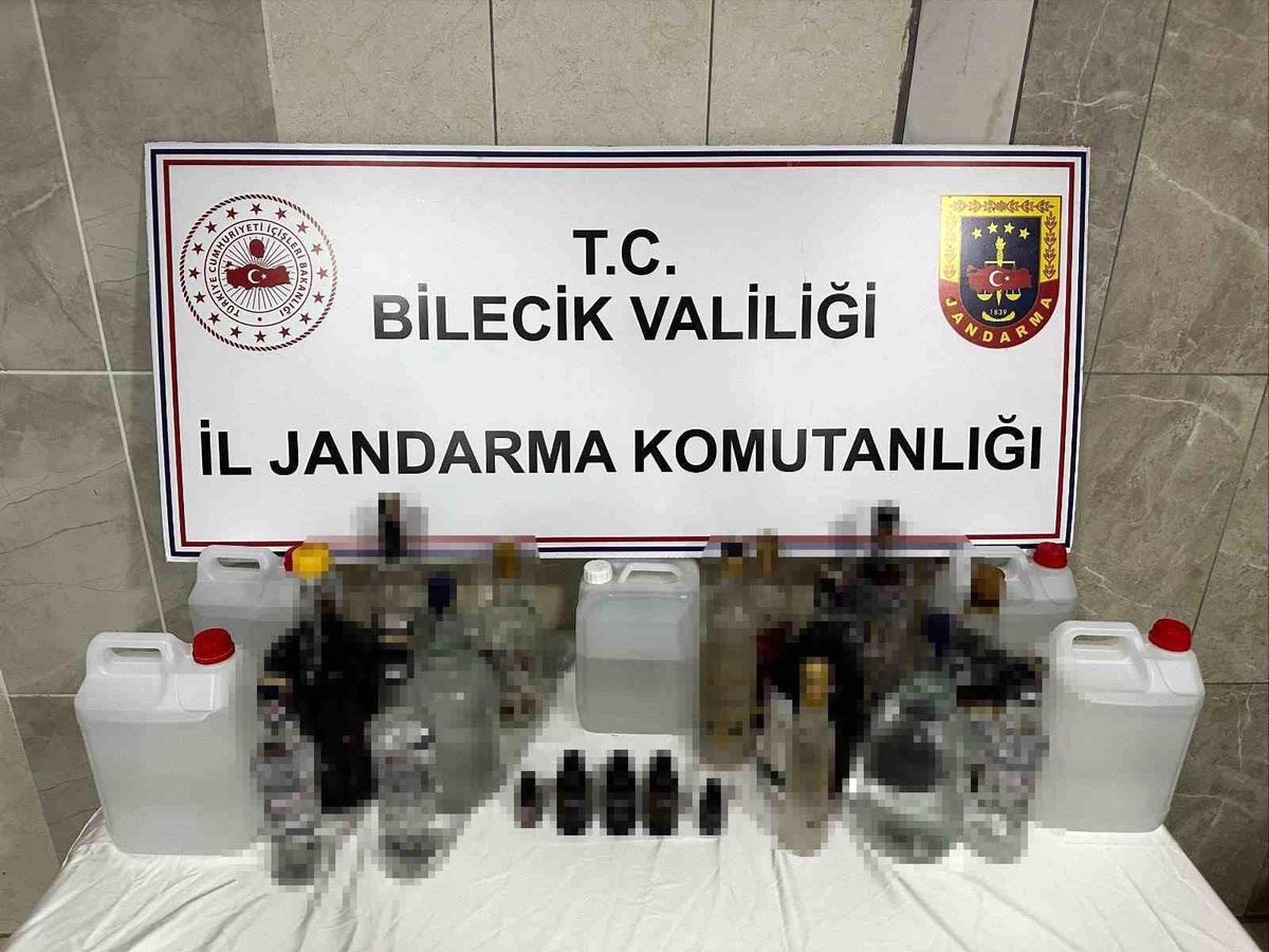 Bilecik\'te Kaçak Alkol Operasyonu