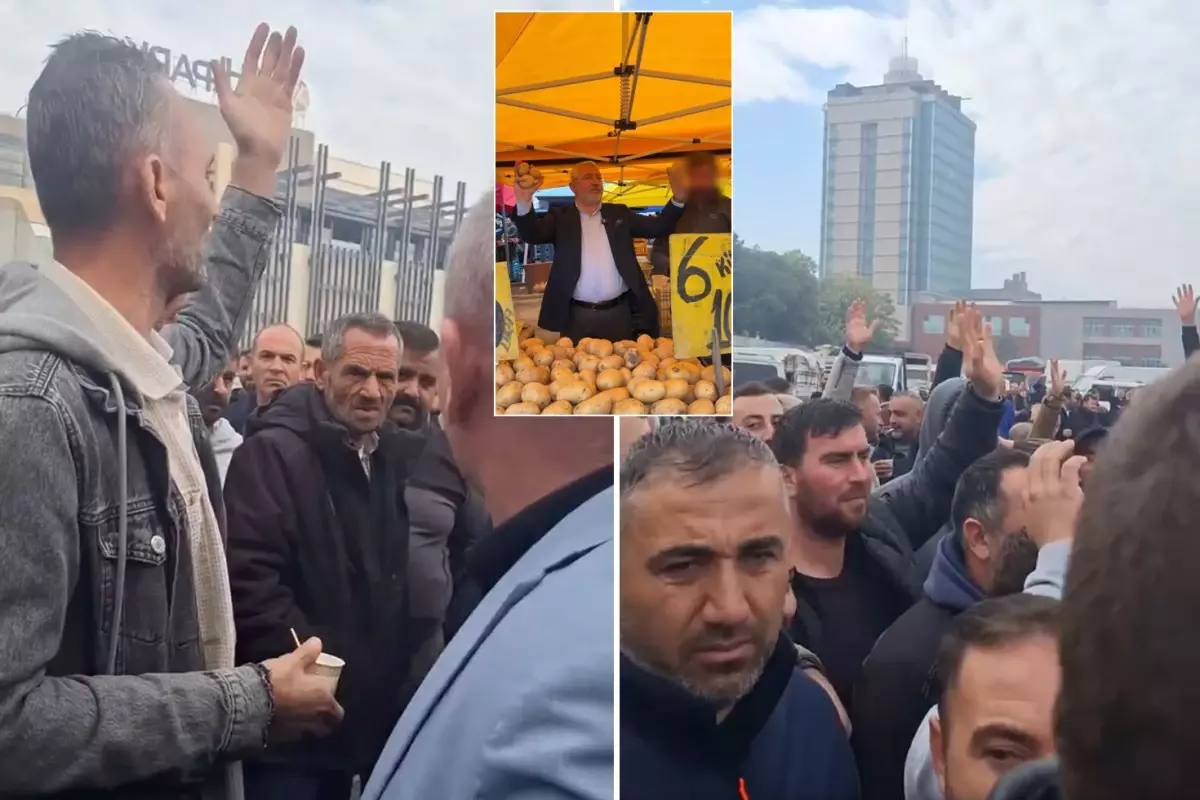 Çorum\'da gerginlik tırmanıyor! Oylama yapan pazarcılar, belediye başkanını protesto etti