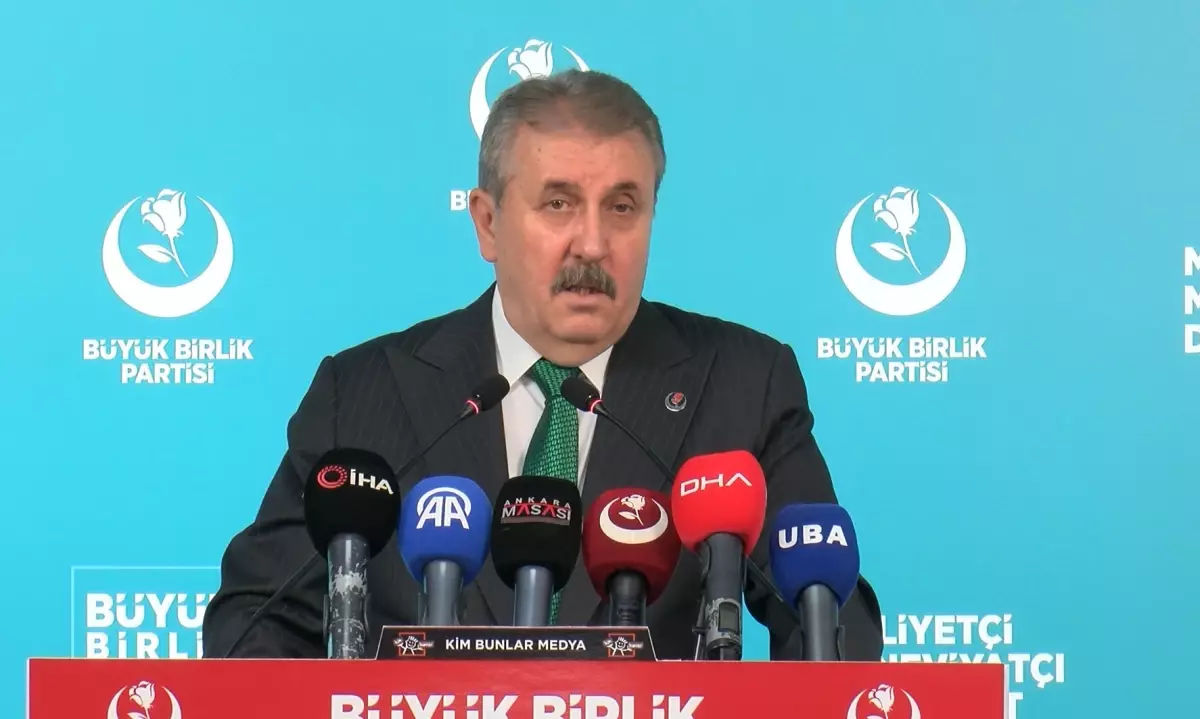 Mustafa Destici: Kalıcı Barış İçin Tedbirli Olmalıyız