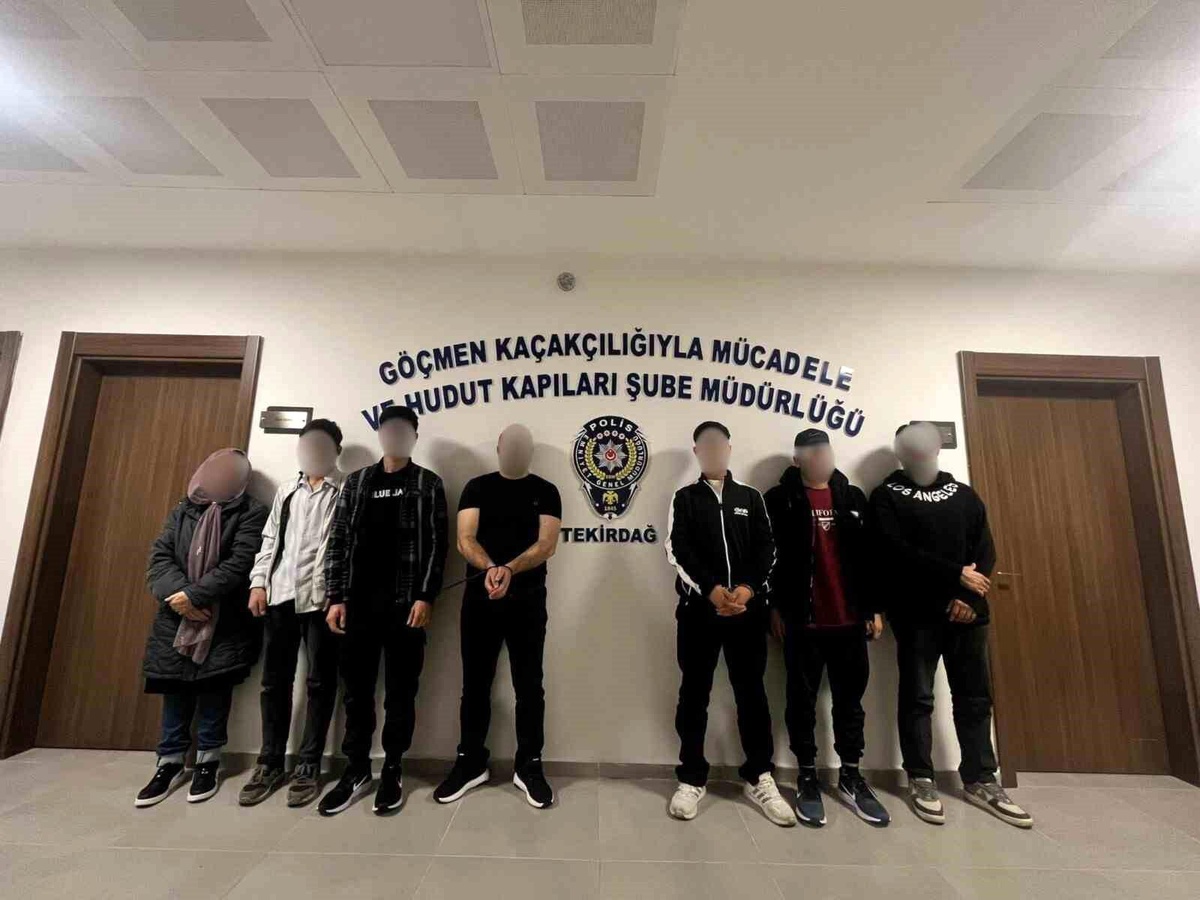 Tekirdağ\'da Göçmen Kaçakçılığı Operasyonu