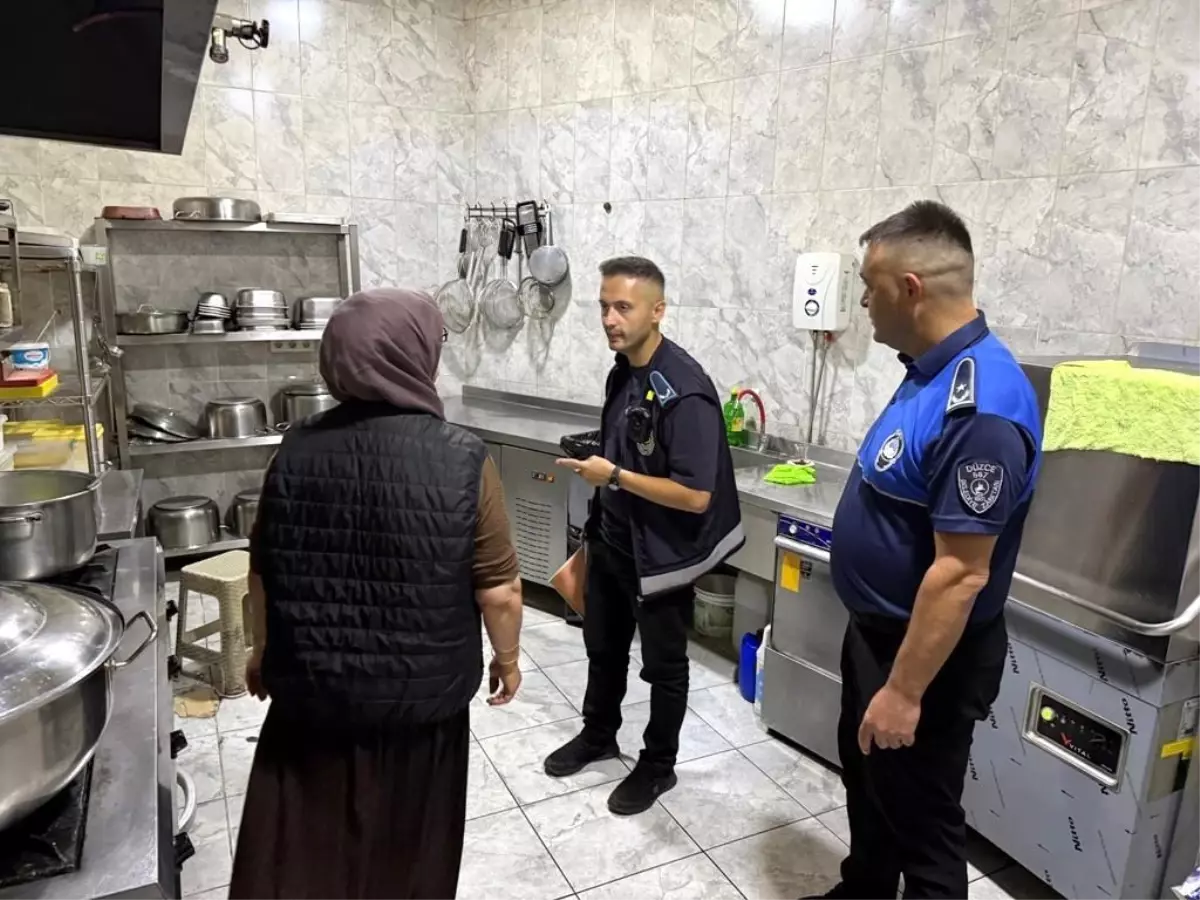 Düzce\'de Zabıta Denetimleri: 414 İş Yeri Kapatıldı