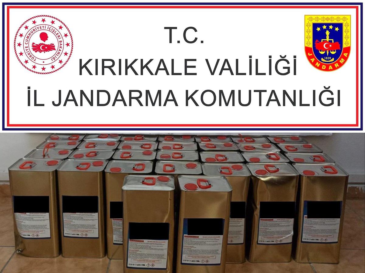 Kırıkkale\'de 170 Litre Kaçak Etil Alkol Ele Geçirildi