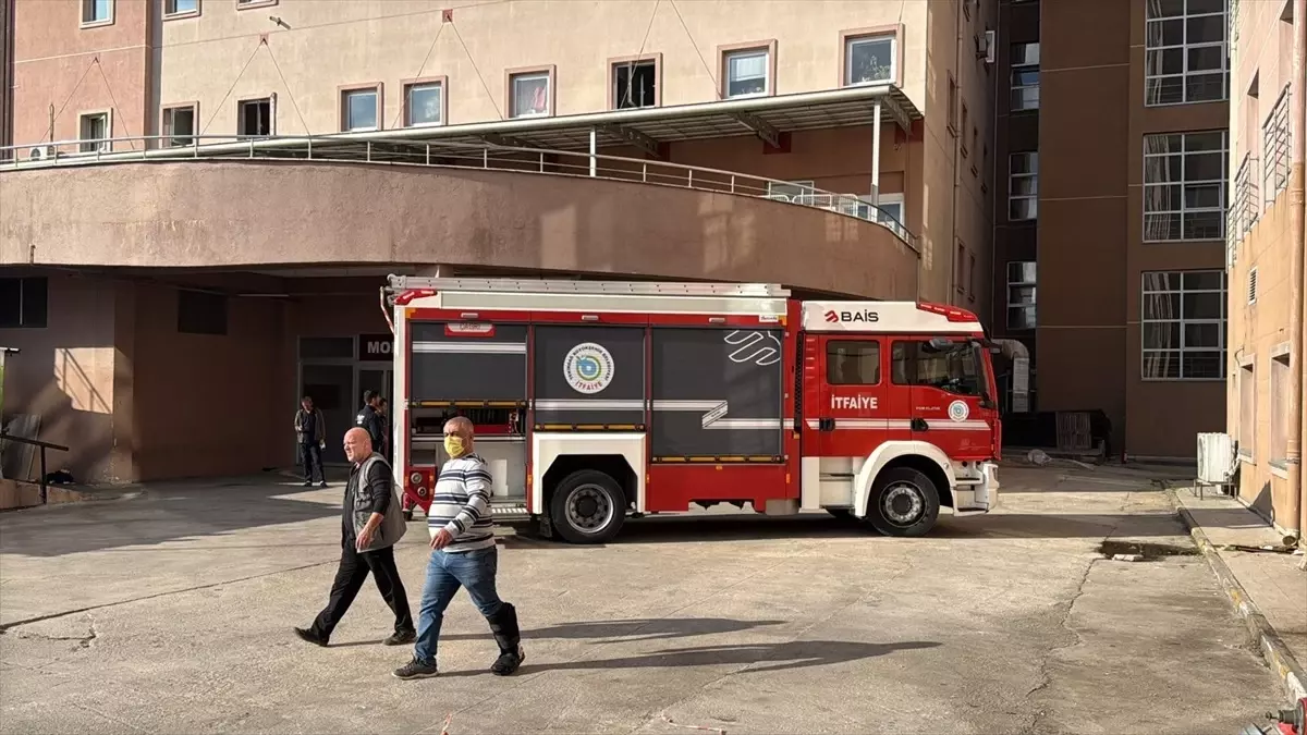 Çorlu Devlet Hastanesi\'nde Yangın