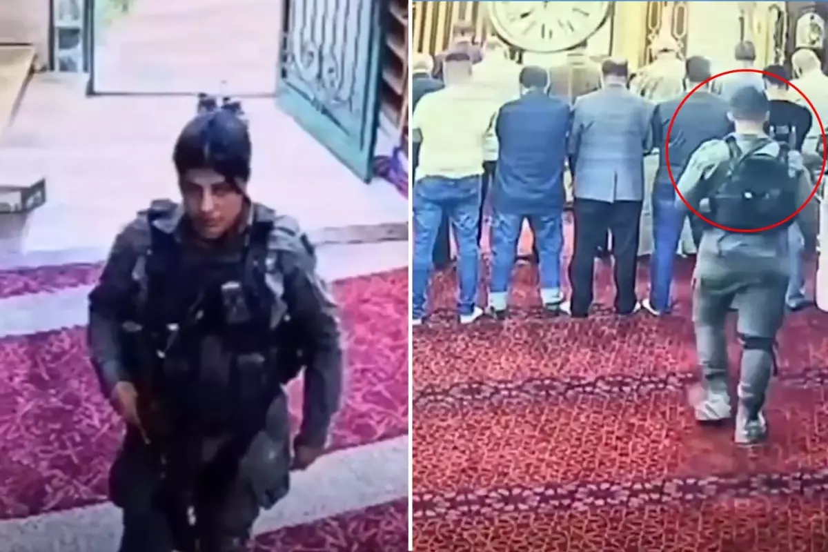 Tepki çeken olay! Camiye ayakkabı ile girip namaz kılanları gözaltına aldılar
