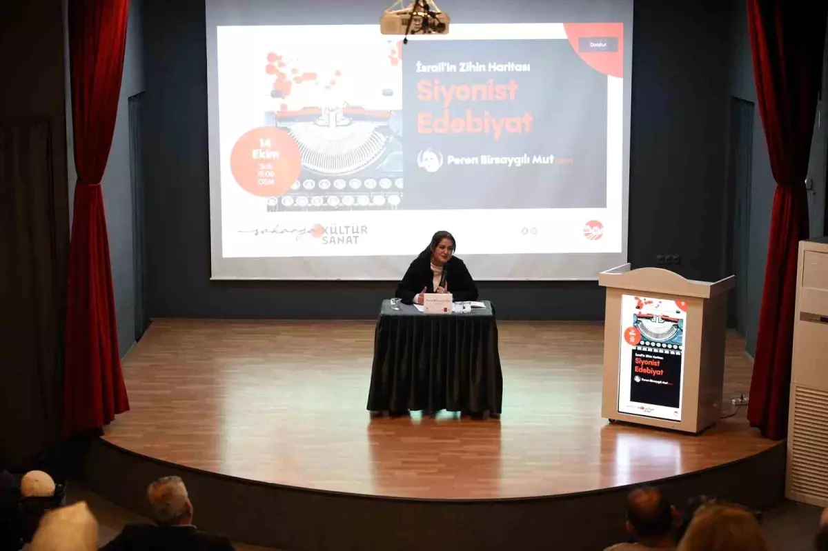 Sakarya\'da \'İsrail\'in Zihin Haritası: Siyonist Edebiyat\' Söyleşisi