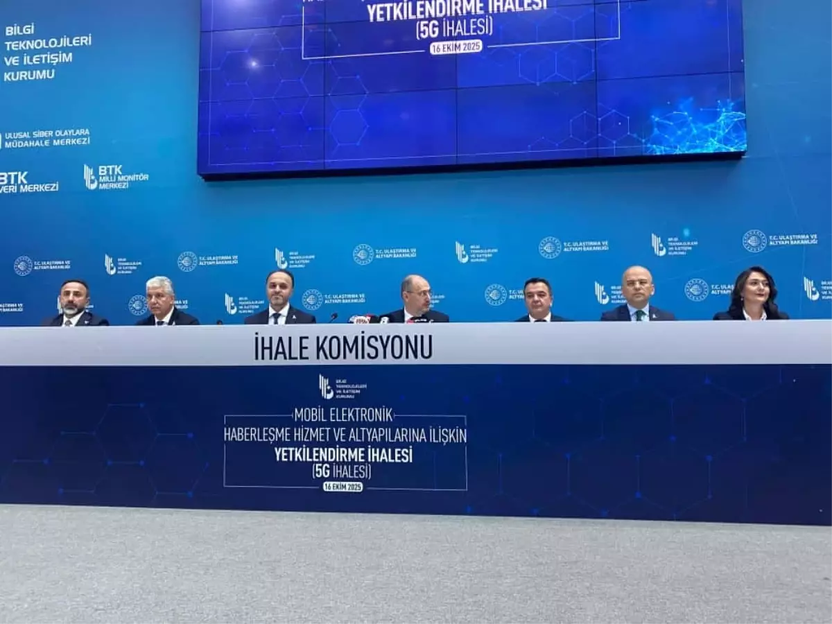 Türkiye 5G İhalesine Geçiş Yaptı