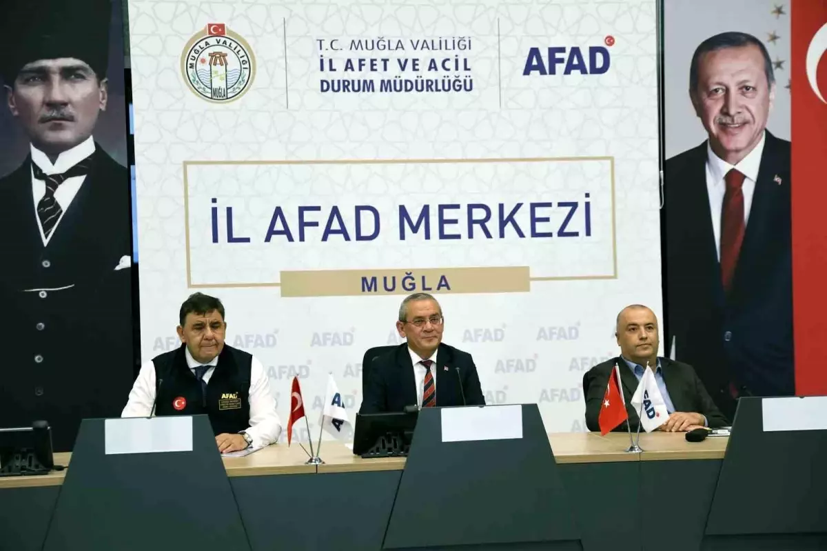 Muğla\'da Risk Azaltma Planı Toplantısı