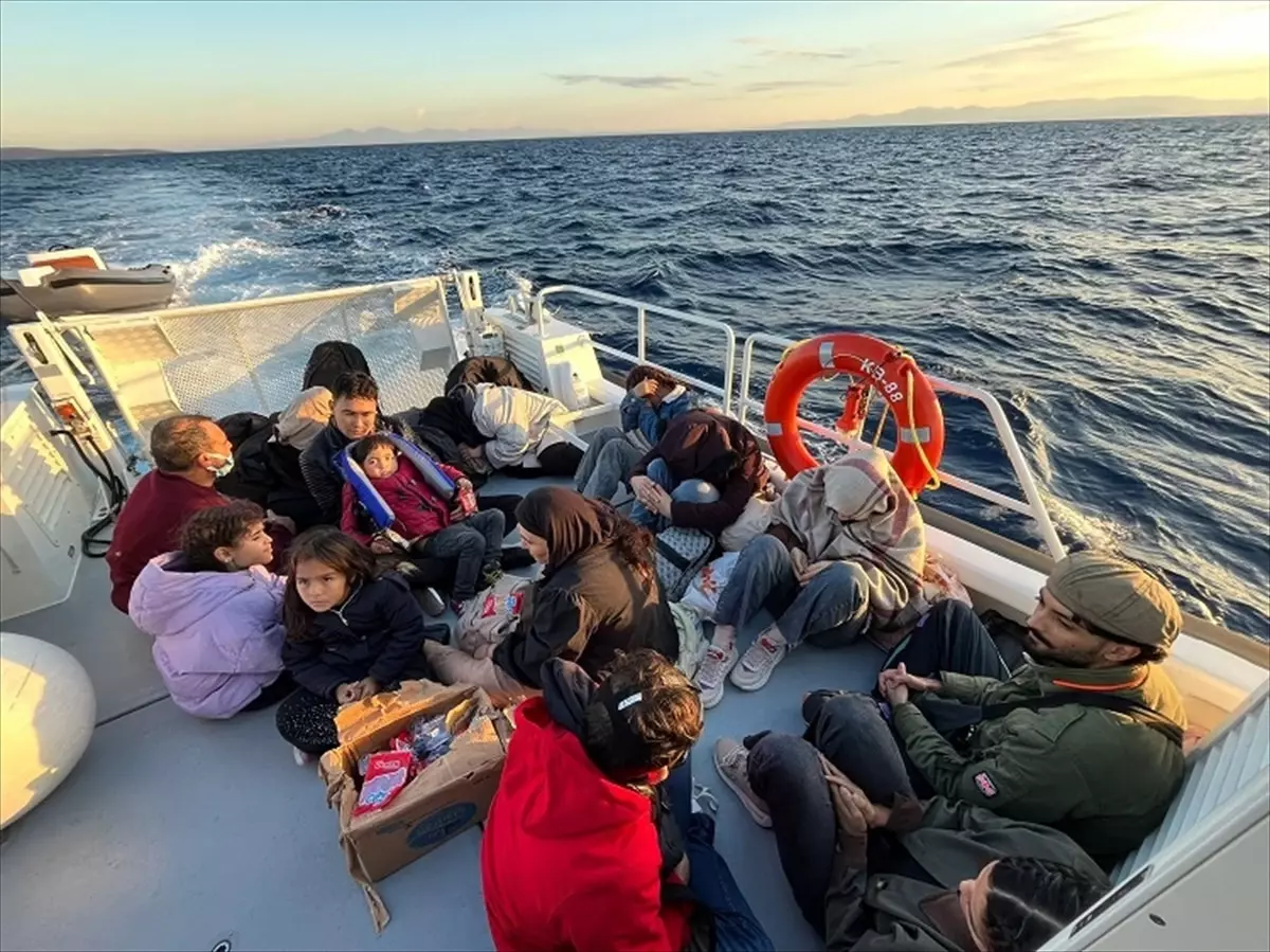 Bodrum Açıklarında Düzensiz Göçmenler Yakalandı