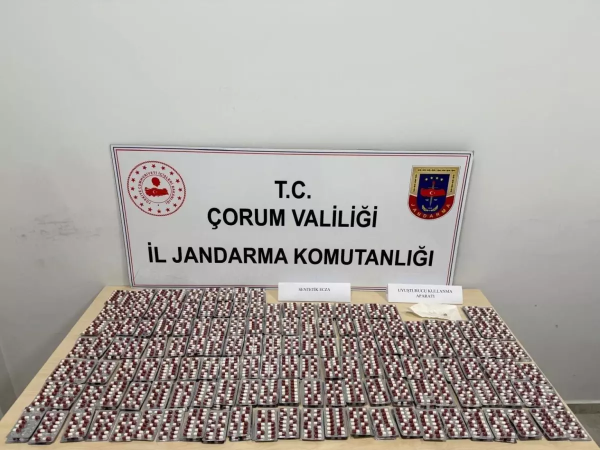 Çorum\'da Uyuşturucu Operasyonu: 3 Gözaltı